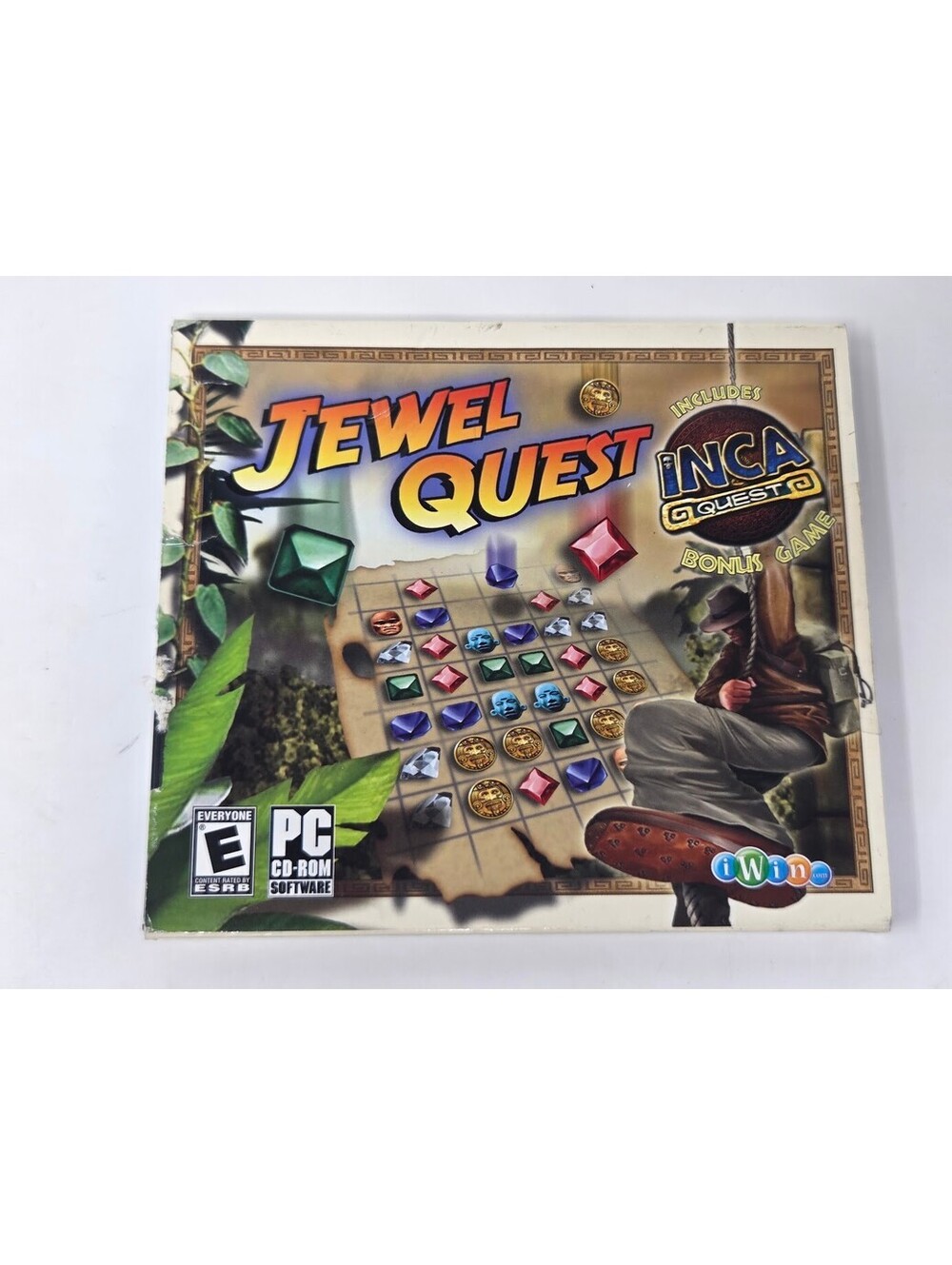 Jewel Quest PC CD-ROM Puzzle Game With Inca Quest 2 Bonus Game iWin 2007